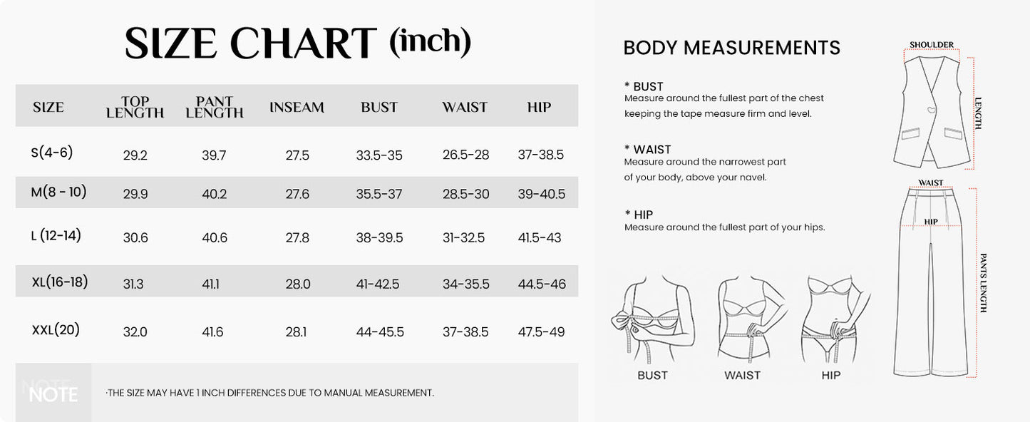KIRUNDO Pant Suits for Women Dressy 2 Piece Business Casual Outfits Summer Sleeveless Blazer Vest Wide Leg Pantsuit Sets
