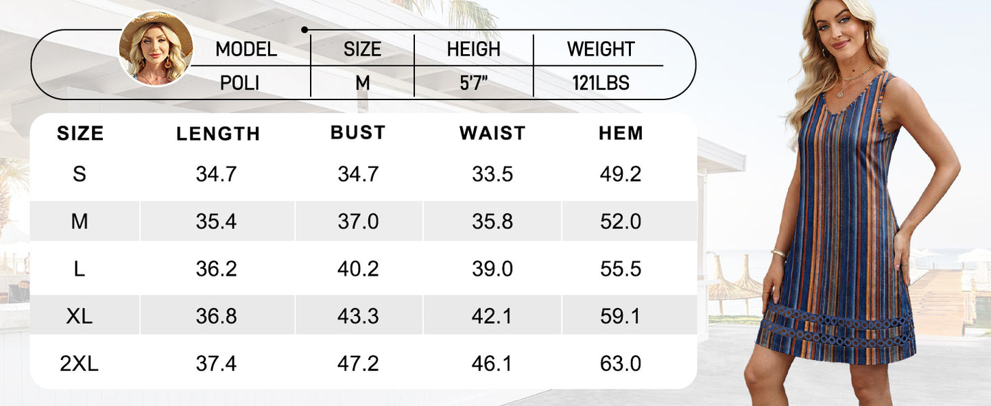 Summer Dresses for Women 2026 V Neck Sleeveless Lace Boho Dress Elegant Classy Spring Beach Vacation Outfits